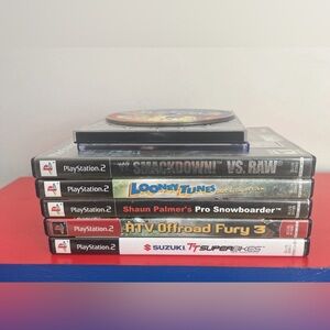 PlayStation 2 PS2 Sony Game Games Bundle For Parts Resurfacing